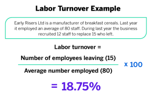 labor turnover example