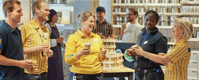 IKEA's organizational core values