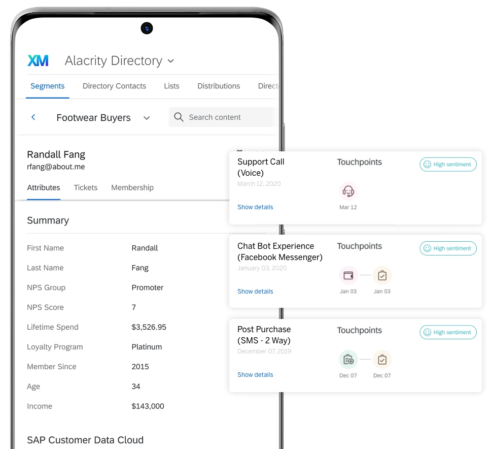 xm directory on iphone